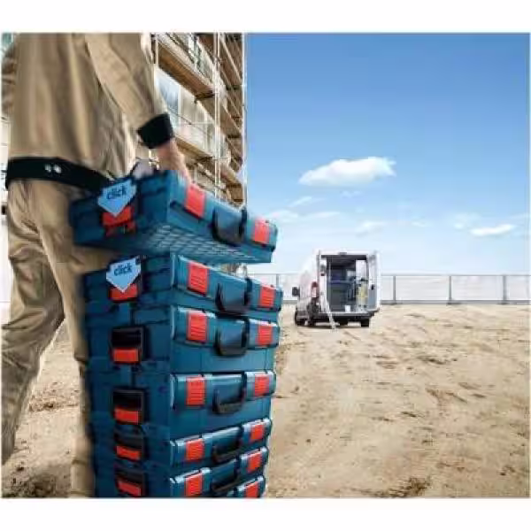 Bosch 17.5 in. L x 14 in. W x 10 in. H Stackable Medium Tool Storage Hard Case