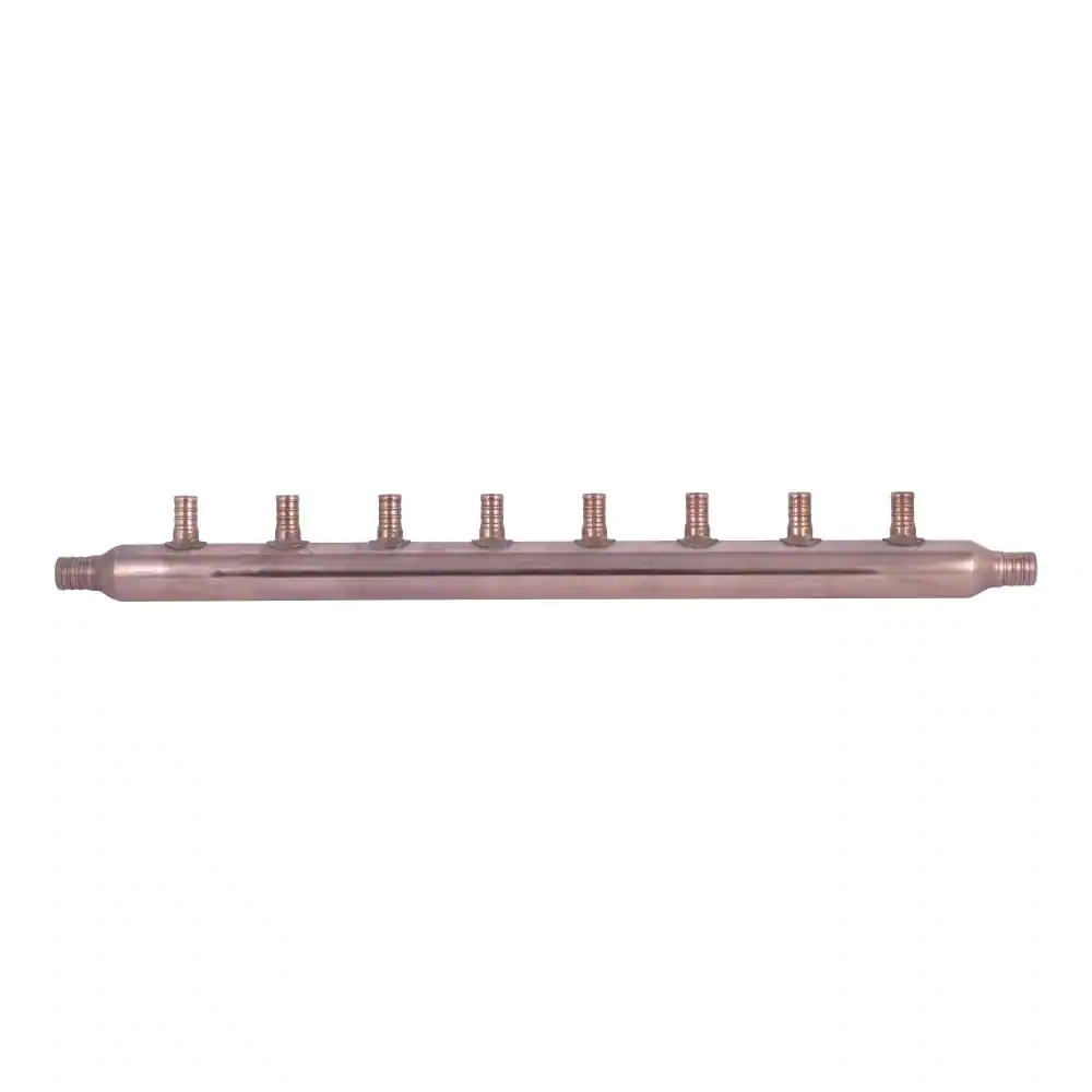 SharkBite 3/4 in. PEX Barb x 1/2 in. Barb Copper 8-Port Open Manifold Fitting