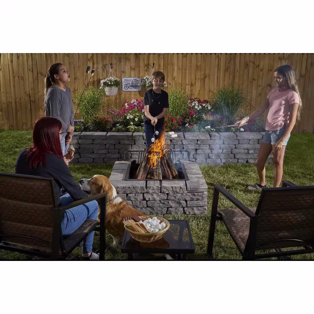 Pavestone Ladera 3 in. H x 16 in. W x 8 in. D Granite Concrete Retaining Wall Block (84-piece/28 Face Feet/Pallet)