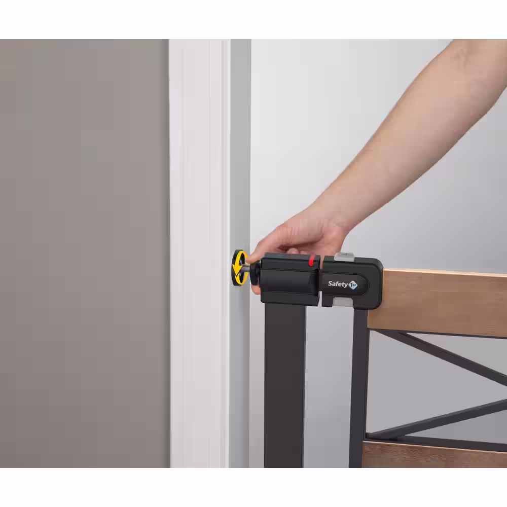 Safety 1st Easy Install 28 in. H Modern Farmhouse Child Safety Gate