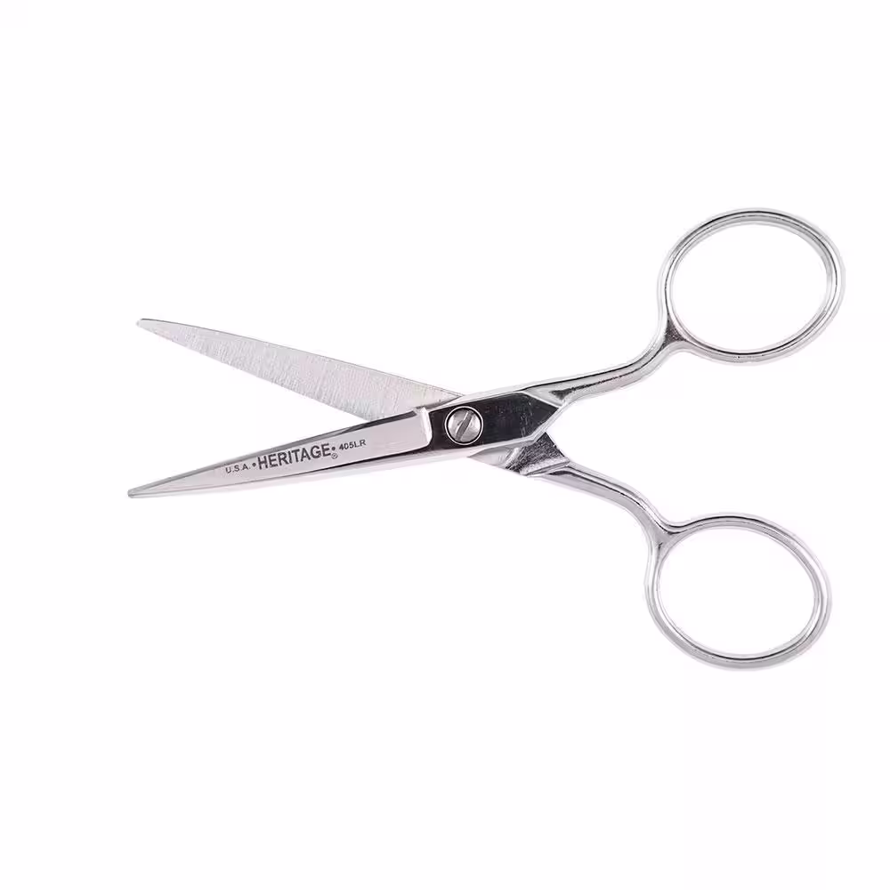 Klein Tools 5 in. Large Ring Embroidery Scissor