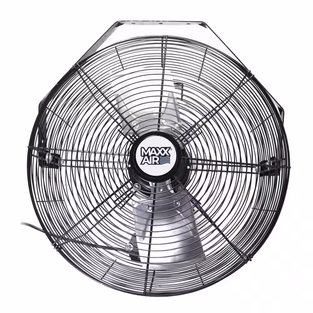 Maxx Air 18 in. 3-Speed High Velocity Wall Mount Fan with 2-Blades