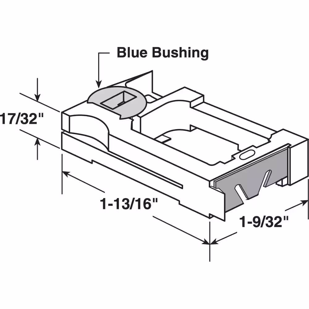Prime-Line Spiral Balance Pivot Lock Shoe, 5/8 in., Tilt Window