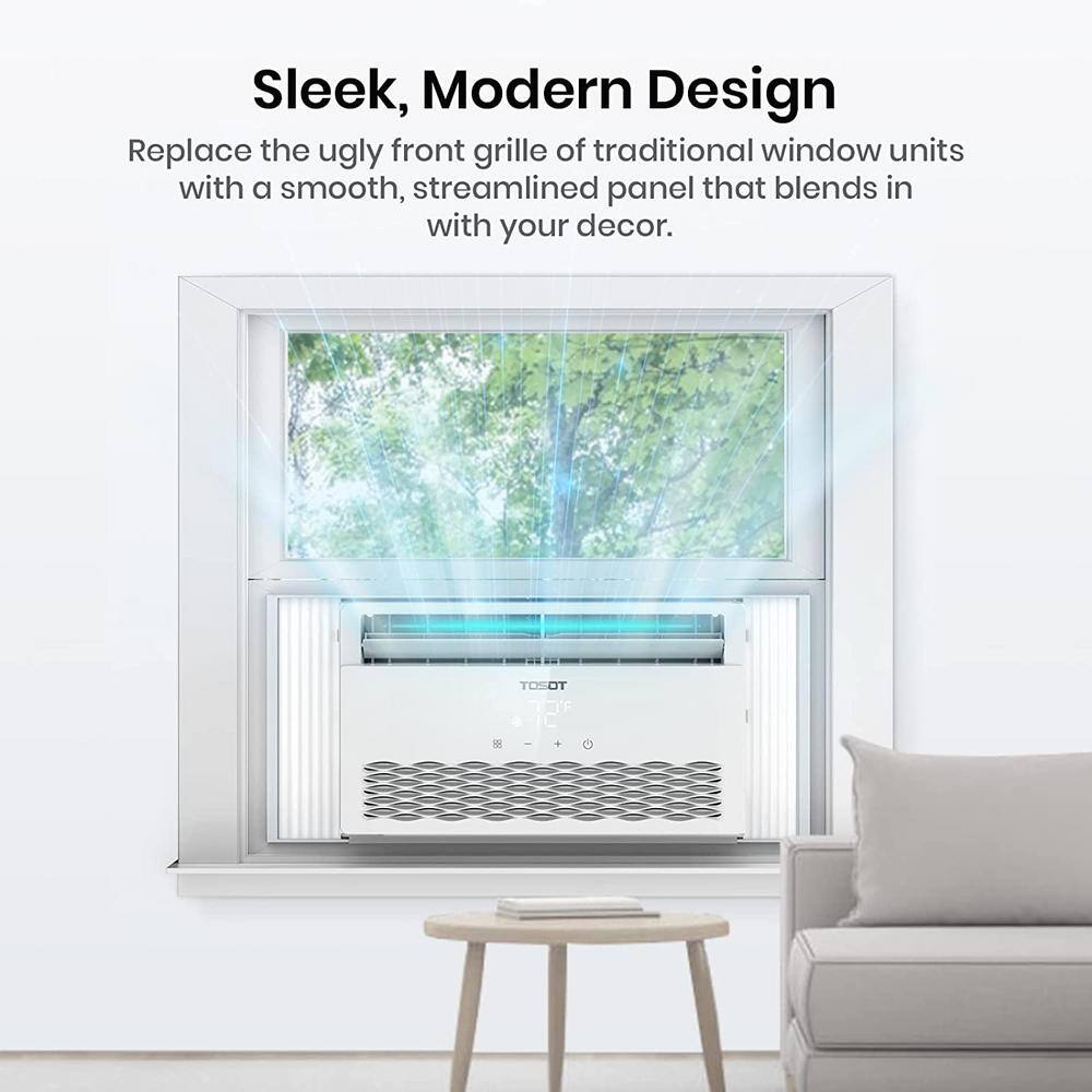 Tosot 10,000 BTU Window Air Conditioner with Temperature-Sensing Remote, ENERGY STAR, Window AC for Rooms to 450 sq. ft.