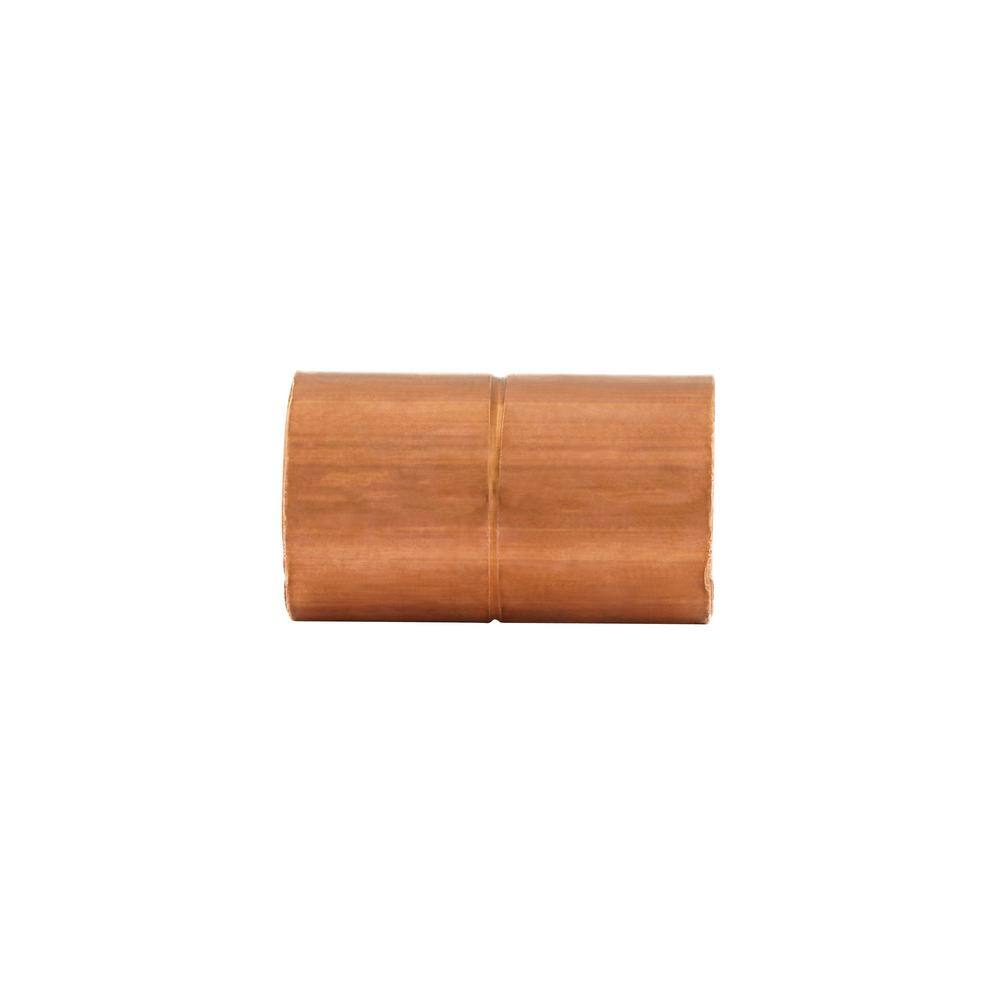 Everbilt 3/4 in. Copper Pressure Cup x Cup Coupling with Stop Fitting (10-Pack)