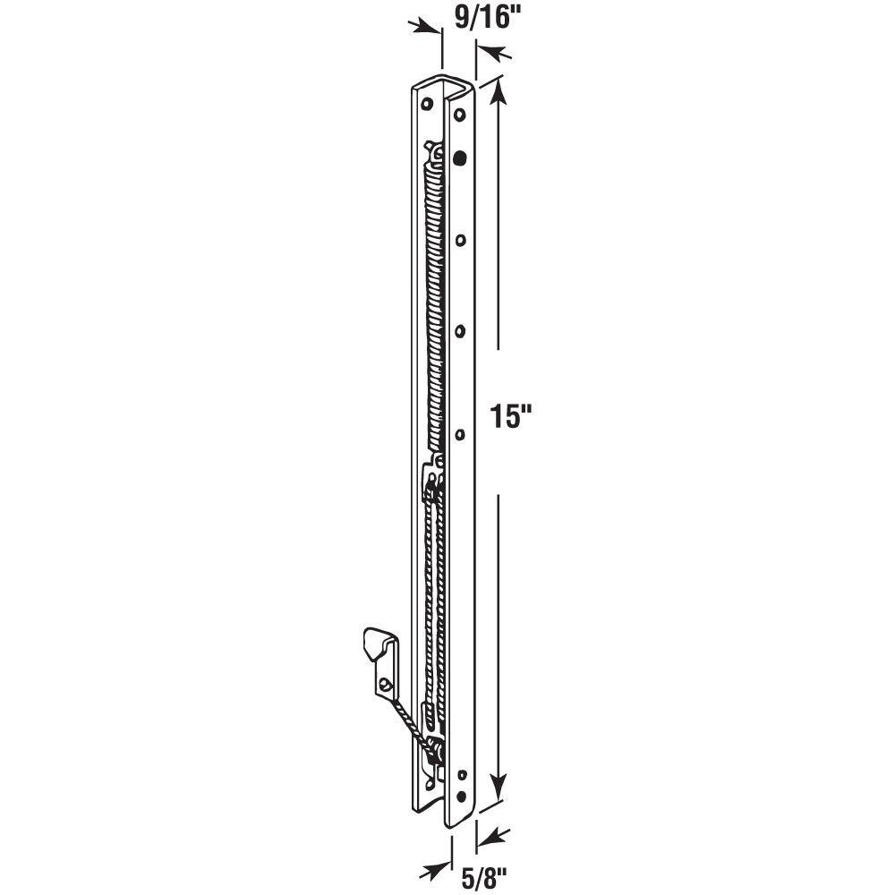 Prime-Line 15 in. Window Block and Tackle Sash Balance