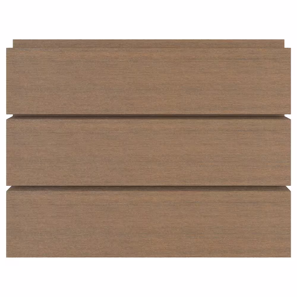 NewTechWood Shadowline All Weather System 6.7 in. x 96 in. Composite Siding in Peruvian Teak