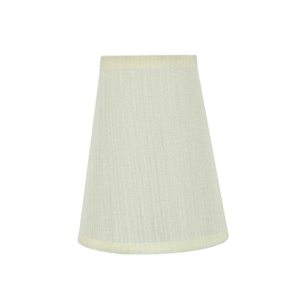 Aspen Creative Corporation 4 in. x 5 in. Off White Hardback Empire Lamp Shade (9-Pack)