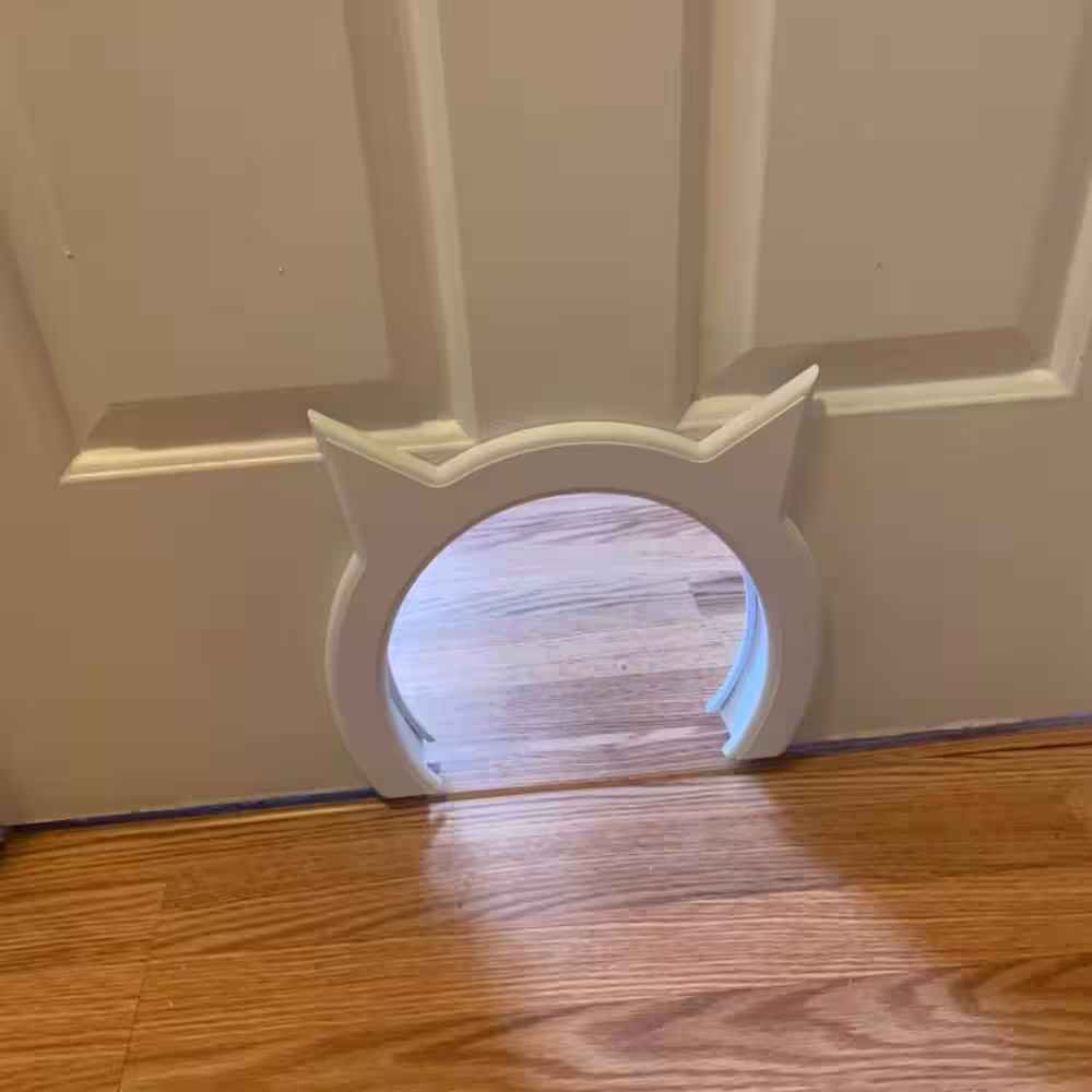 None 10 in. x 12 in. XL Interior Cat Door and Pet Door