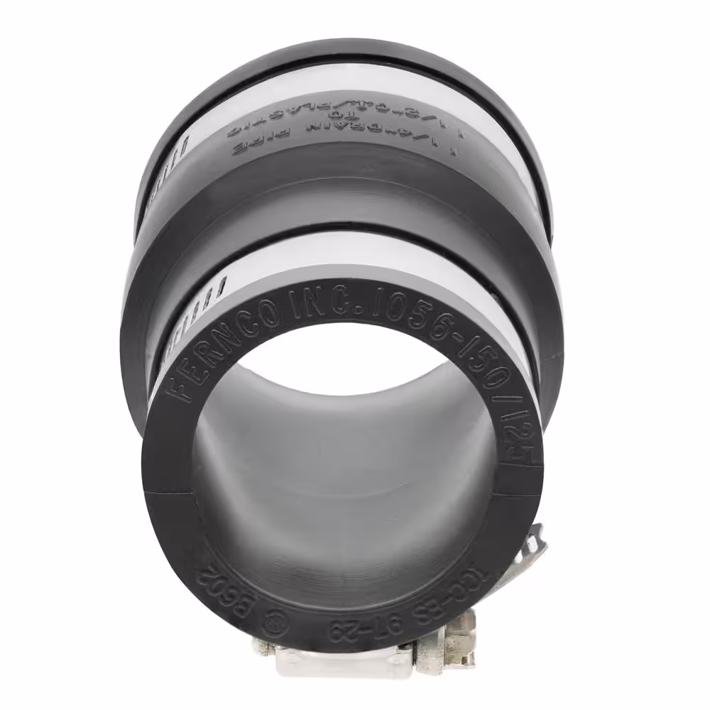 Fernco 1-1/2 in. x 1-1/4 in. DWV Flexible PVC Fittings & Connectors