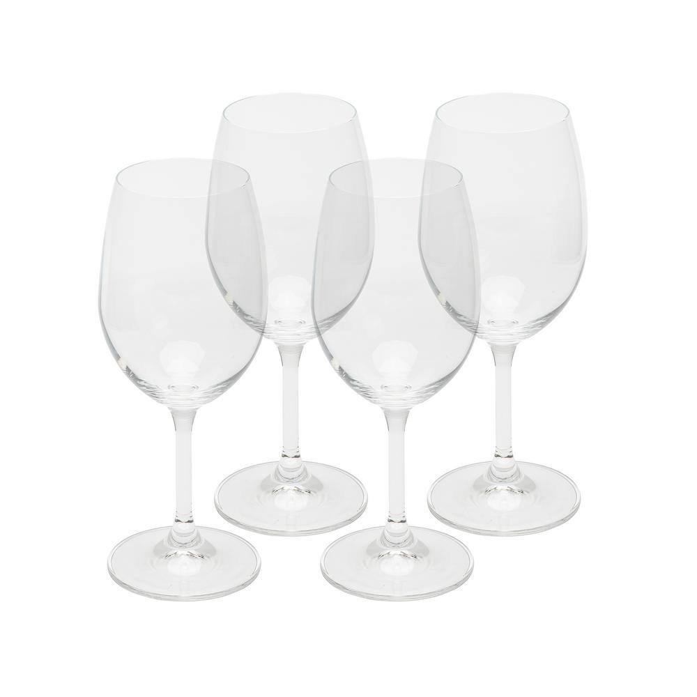 Unbranded David Shaw Designs 12 oz. Modern White Wine Glass Set (Set of 4)