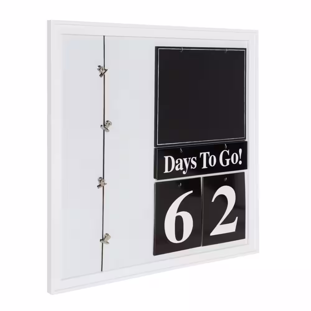 Kate and Laurel Kayden 22 in. x 22 in. White Collage Picture Frame