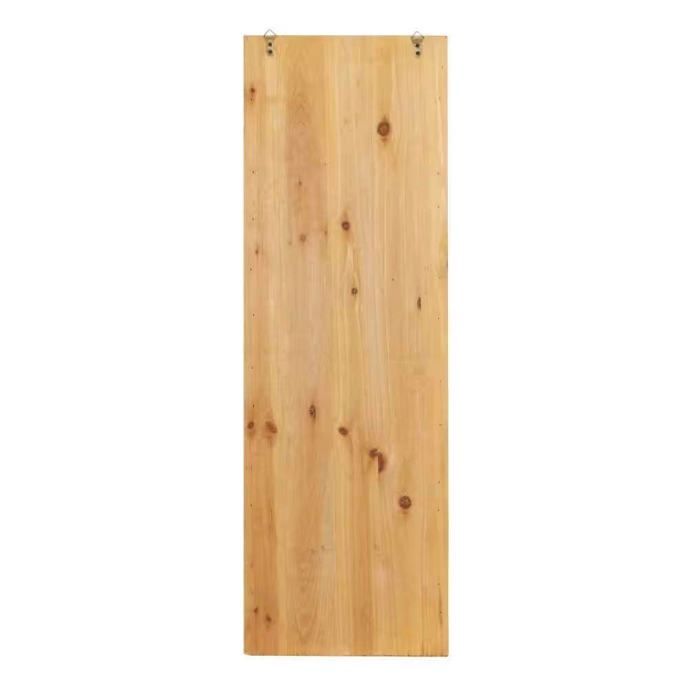 Litton Lane Brown Wood Traditional Magazine Rack Holder