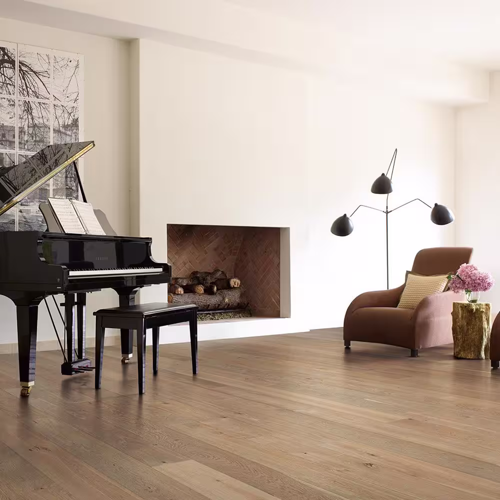 Malibu Wide Plank Roosevelt French Oak 1/2 in T x 7.5 in W Water Resistant Wire Brushed Engineered Hardwood Flooring (1399.2 sqft/pallet)