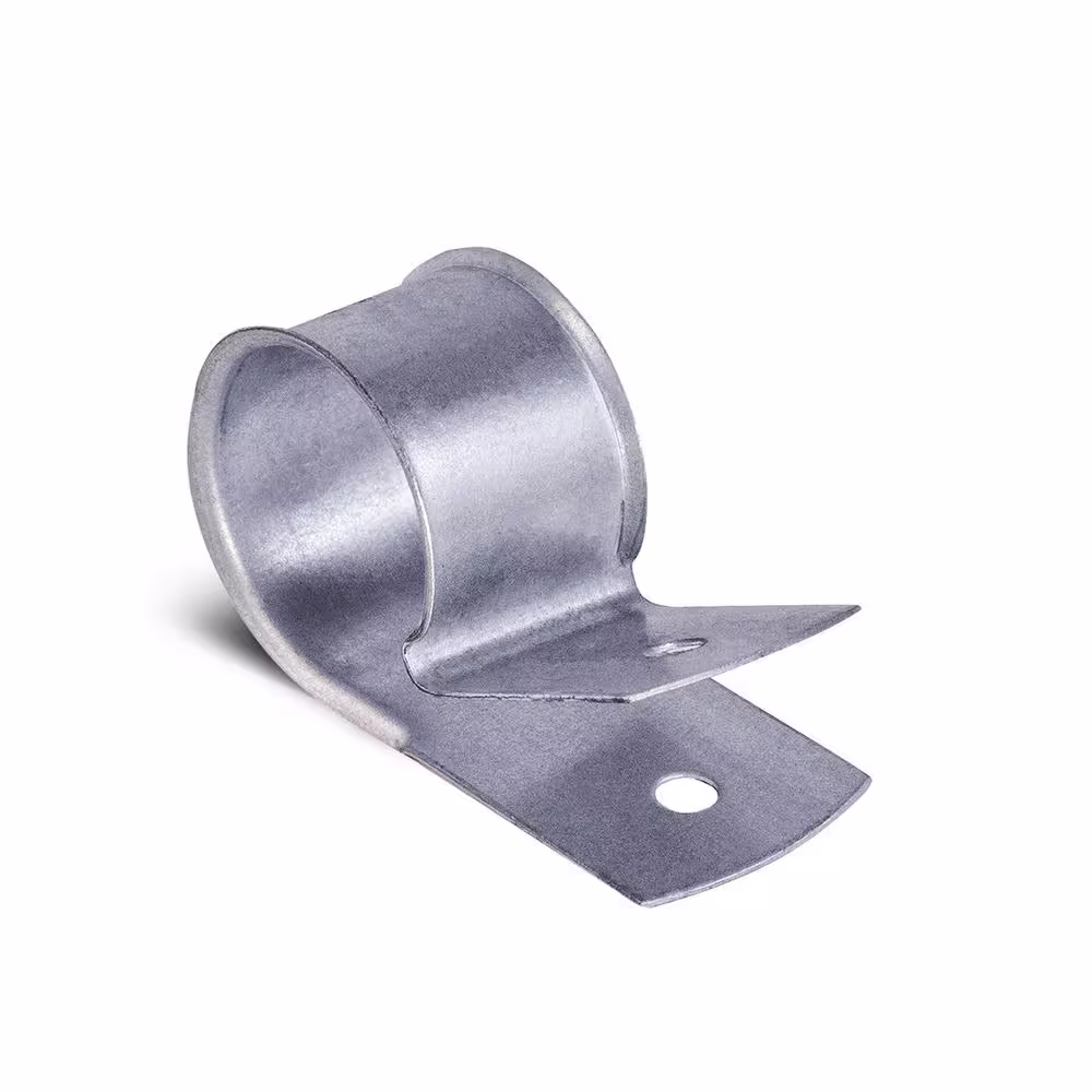 The Plumber's Choice 1 in. Steel Cable Clamp Hangs Tubing, Wiring, Ropes, for PEX, Plumbing, Marine, Automobile Galvanized