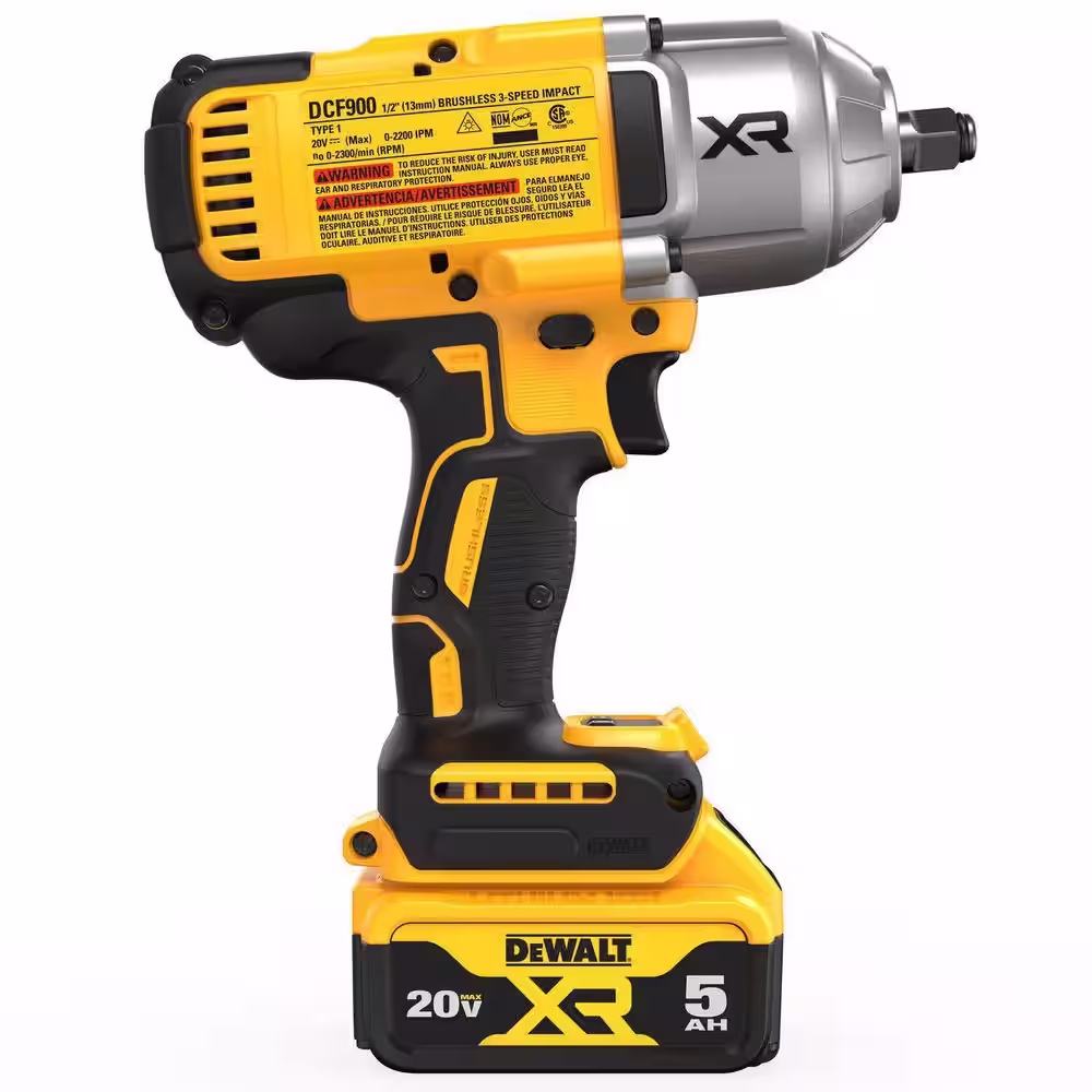 DEWALT 20V MAX Lithium-Ion Cordless 1/2 in. Impact Wrench Kit