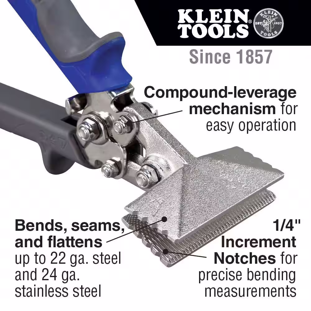 Klein Tools 3 in. Straight Hand Seamer