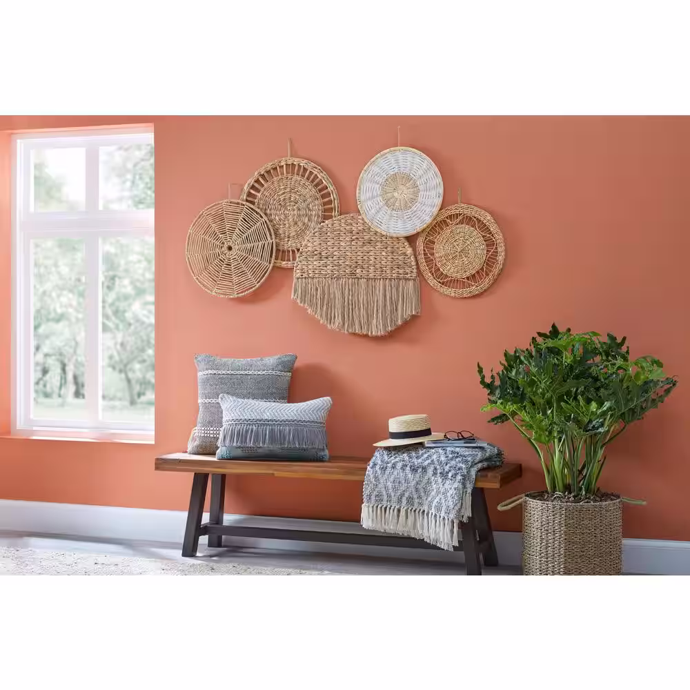 Home Decorators Collection Woven Assorted Hanging Baskets Wall Art (Set of 5)