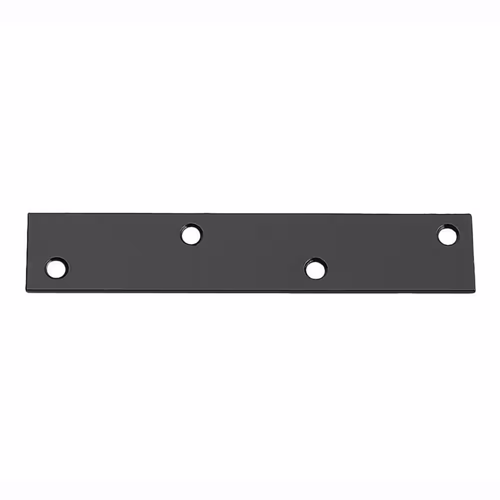 Everbilt 6 in. Black Mending Plate
