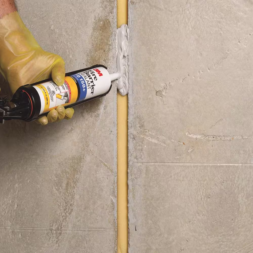 3M 10.1 fl. oz. Yellow Fire Barrier Plus Latex Sealant