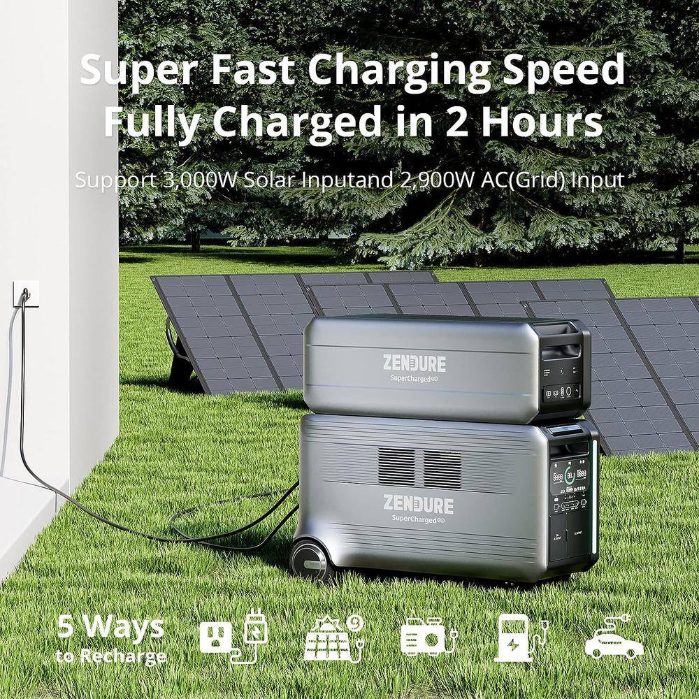 Zendure SuperBase B6400 - 600-Watt Satellite Solar Generator Battery