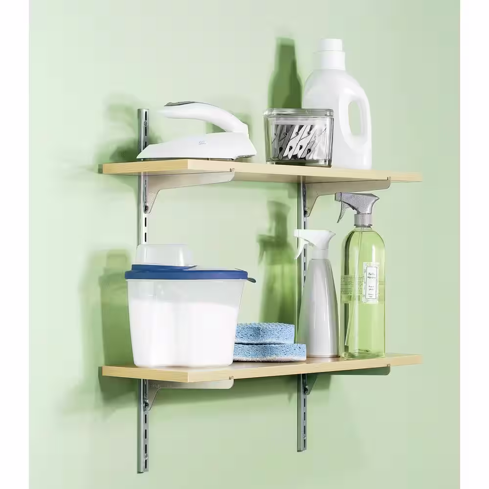 Rubbermaid Zinc Single Track Universal Hardware Pack
