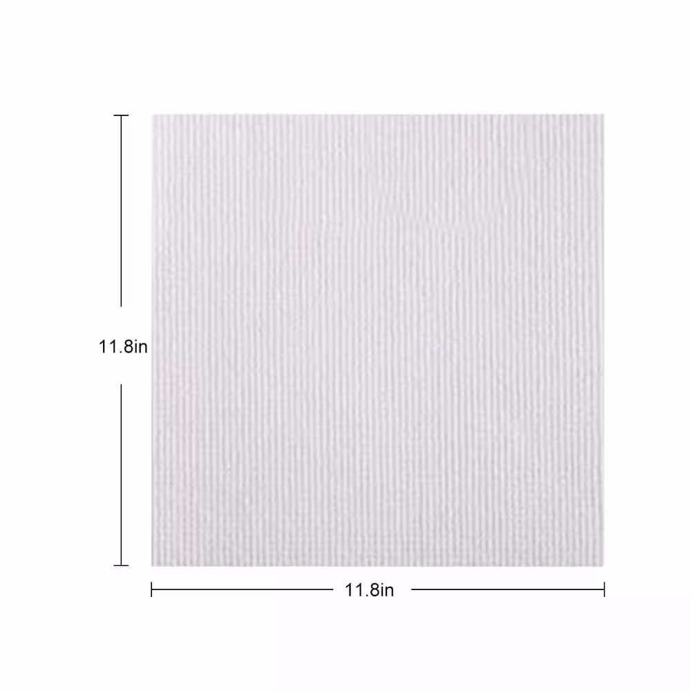 None White 12 in. x 12 in. x 0.2 in. Glue-free Splicing Mat Carpet Floor Mat for 10 sq ft. (10-Tiles Per Case)