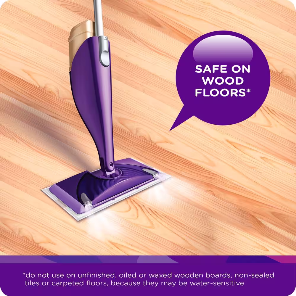 Swiffer WetJet 42.2 oz. Lavender Vanilla and Comfort Scent Multi-Purpose and Hardwood Floor Liquid Cleaner Refill (Case of 4)
