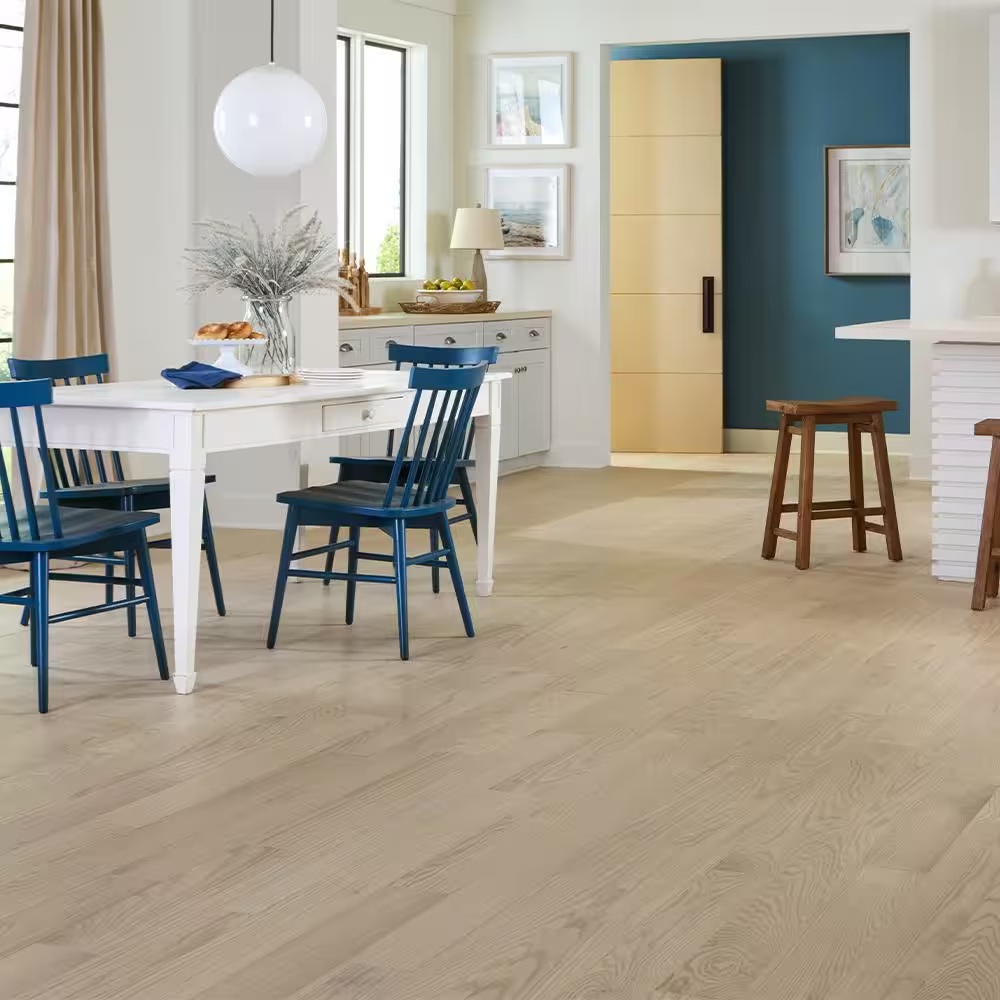 Blue Ridge Hardwood Flooring Northern Coast Thin Ice Oak 3/4 in. T x 5 in. W x Random Length Solid Hardwood Flooring (20 sq. ft./case)