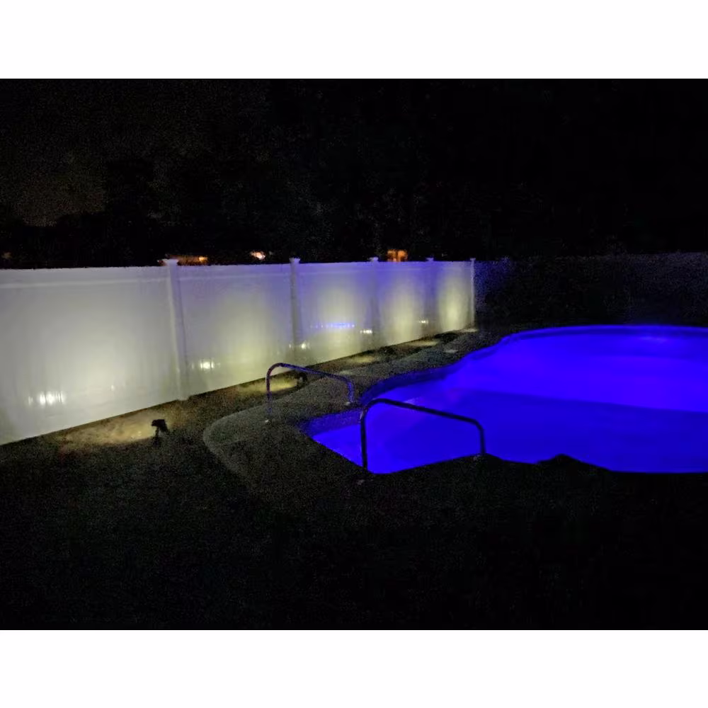 Nitelighter 2 Mode, Dusk to Dawn, Solar Powered Multi-Color Landscape or Area Spotlight (2-Pack)