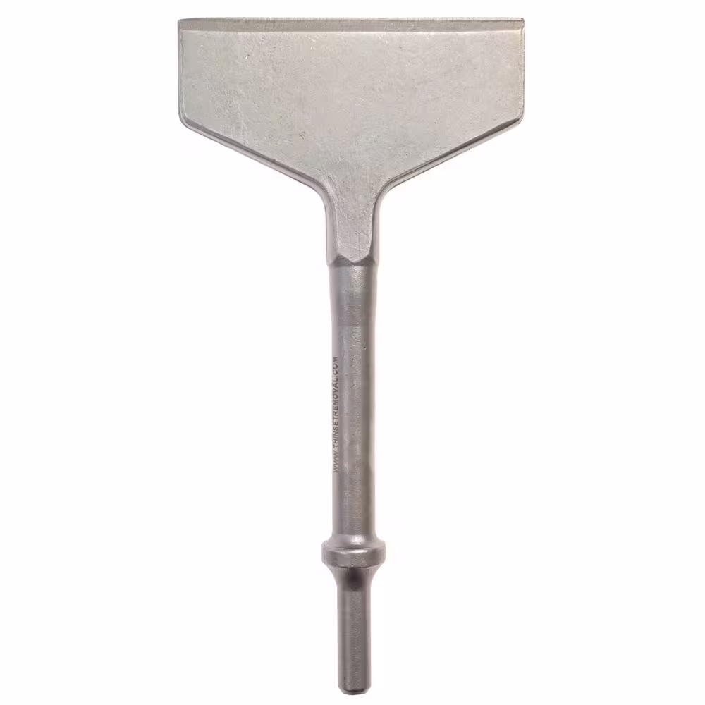 Thinset Removal Bit 4 in. x 7.5 in. Round Shank Scaling Chisel