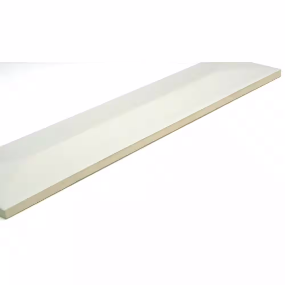 None Estasi 2.95 in. x 11.81 in. White Matte Ceramic Wall Tile (6.05 sq. ft./Case)