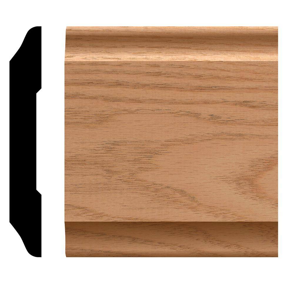 Weaber WW 372 1/2 in. x 3-1/2 in. x 72 in. Oak Saddle Threshold Molding