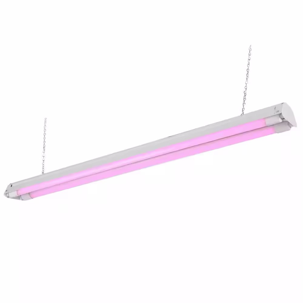 toggled 4 ft. 32-Watt 2-Light LED Grow Light (LED Tubes Included)