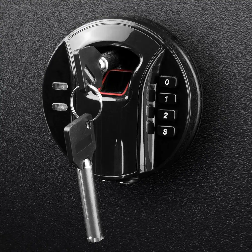 BARSKA 5-Gun Large Quick Access Keypad Biometric Rifle Safe