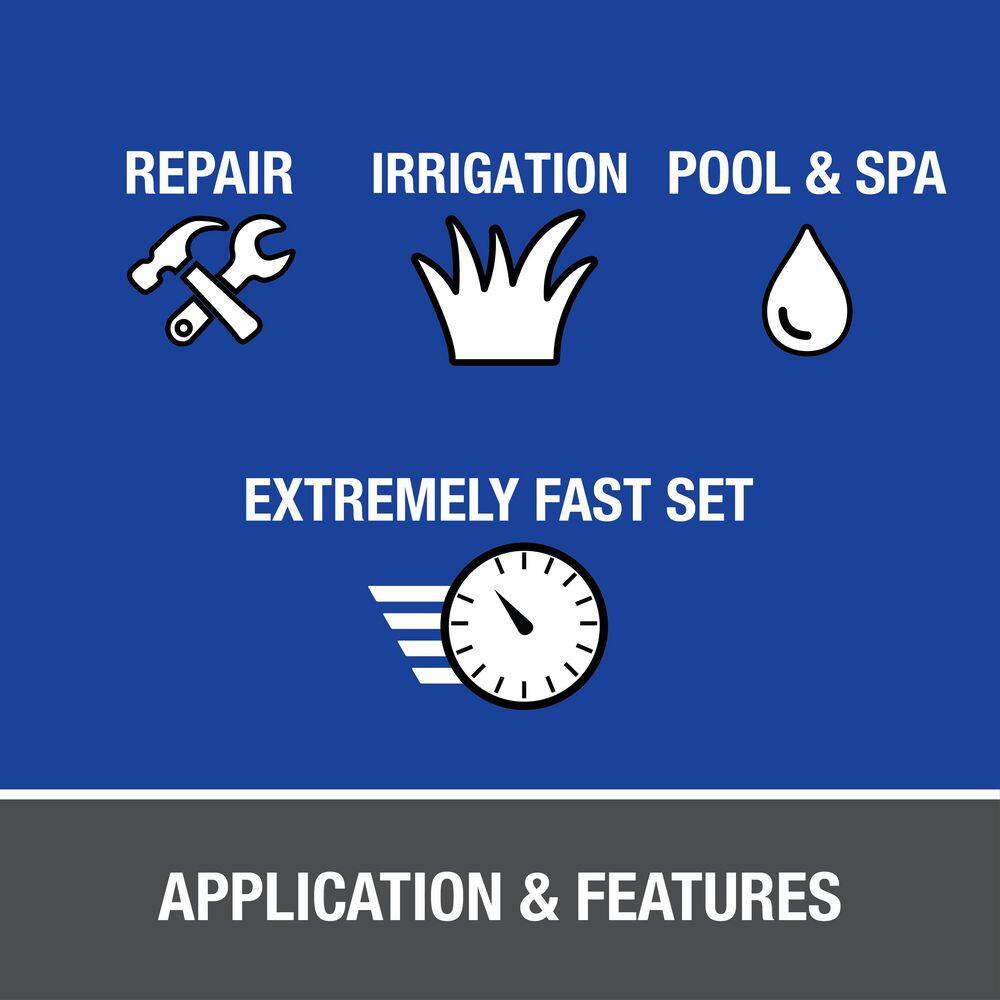 Oatey 8 oz. Medium Blue PVC Lava Cement - California Compliant