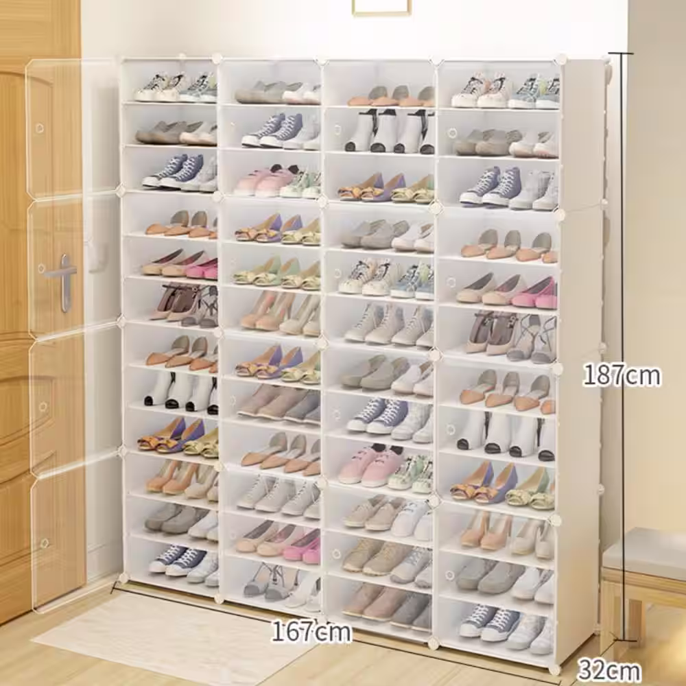 YIYIBYUS 12-Tier DIY Shoes Storage Cabinet