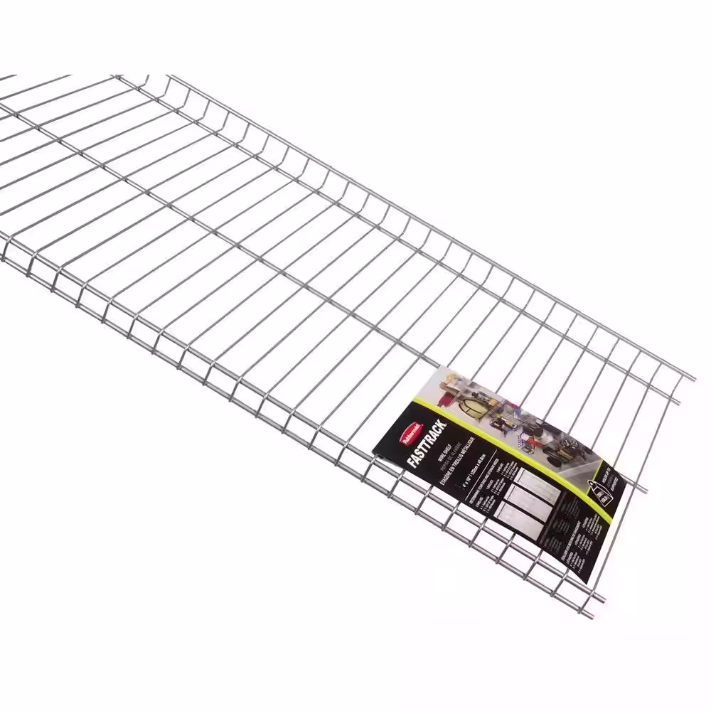 Rubbermaid FastTrack Garage 16 in. x 48 in. Wire Garage Wall Shelving Kit (3-Pack)