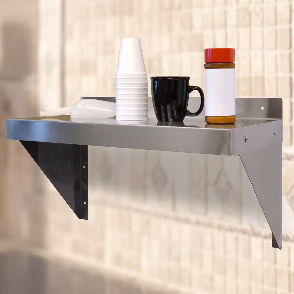 Sportsman 36 in. Stainless Steel Wall Shelf