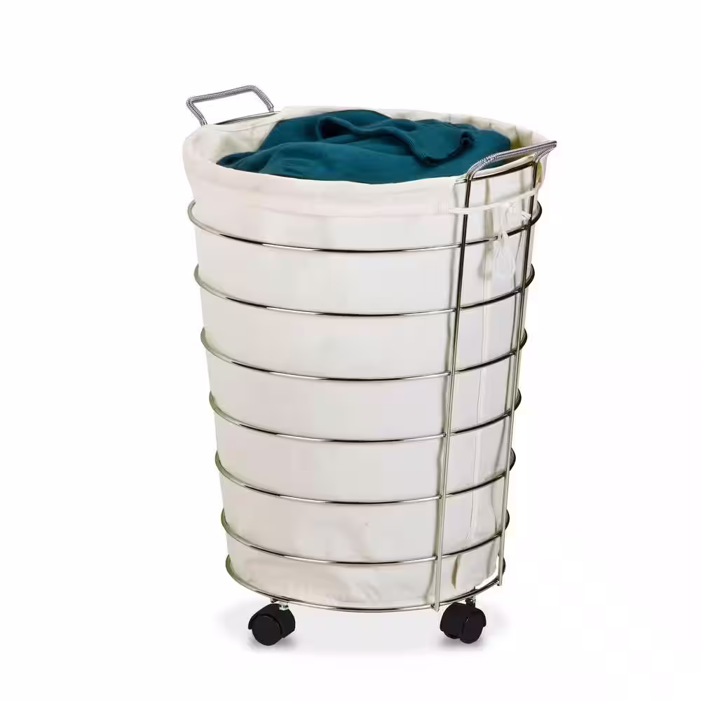 Honey-Can-Do Rolling Hamper with Removable Laundry Bag