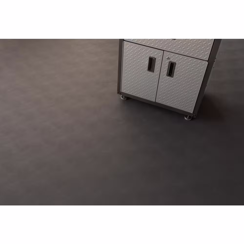 G-Floor 5 ft. W x 10 ft. L Slate Grey Levant Commercial Grade Vinyl Garage Flooring