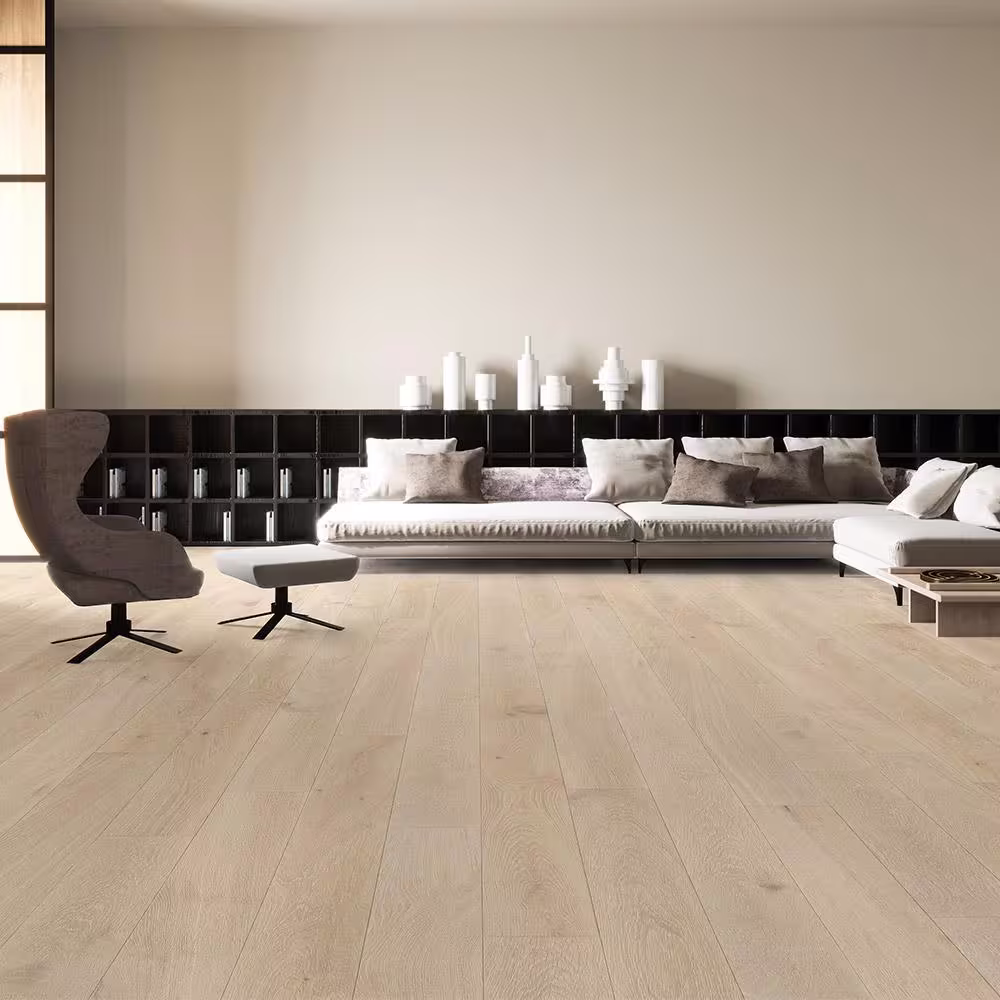 Selkirk Brushed Covington Oak 5/8 in. T x 7.5 in. W Wire Brushed Engineered Hardwood Flooring (31.09 sqft/case)