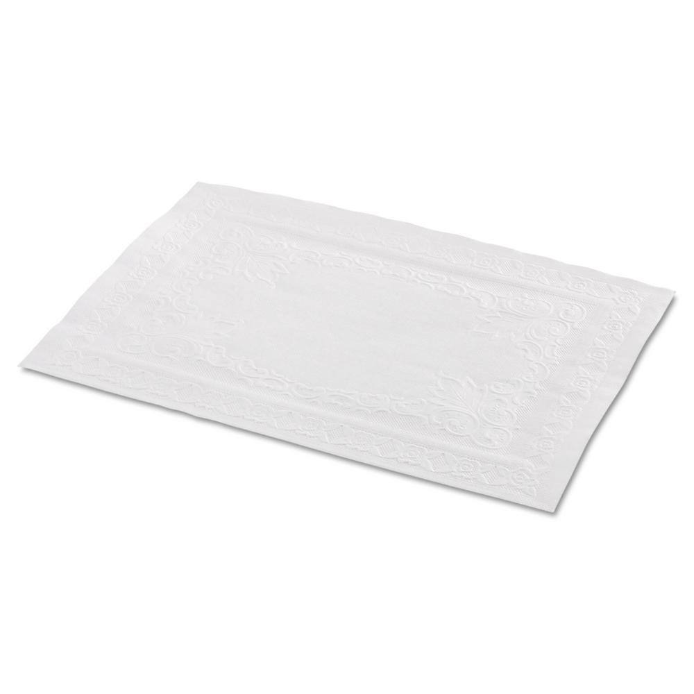 Hoffmaster 10 in. x 14 in. White Placemats (1000 Per Case)