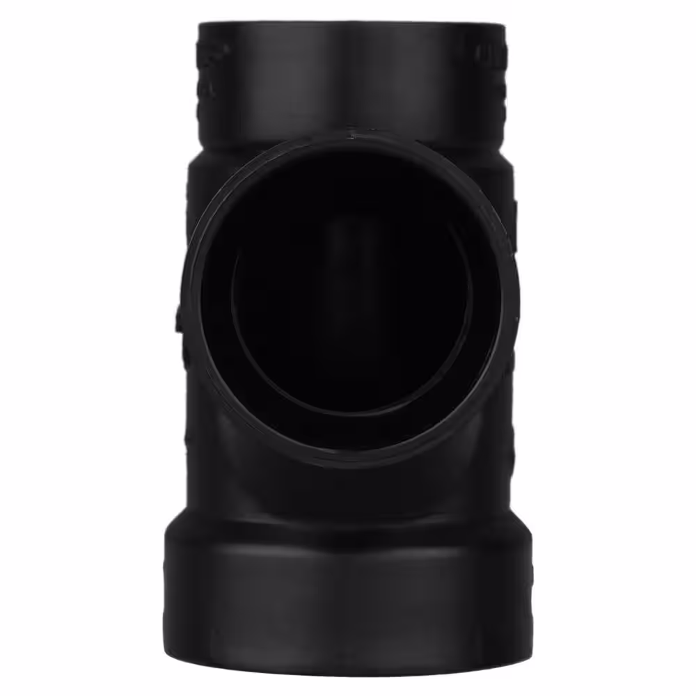 Charlotte Pipe 3 in. x 2 in. ABS DWV All Hub San Tee
