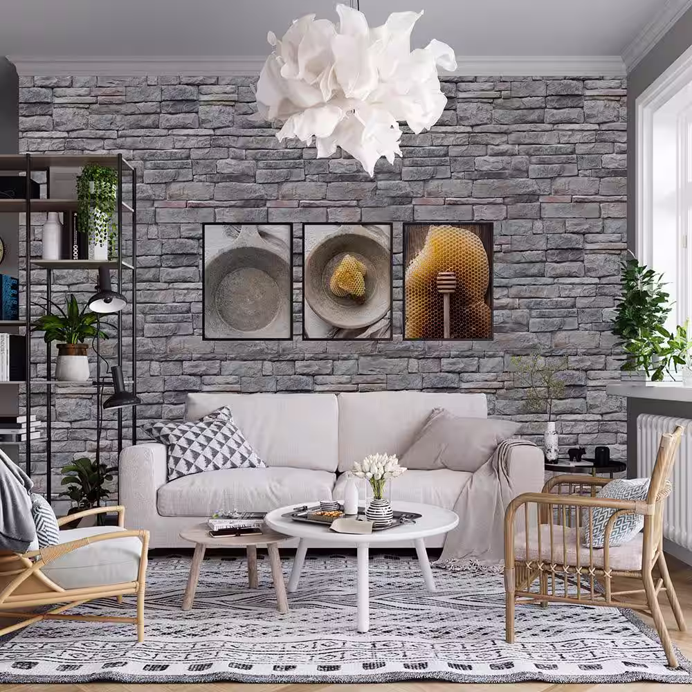 M-Rock Traditional 1.5 in. to 4 in. x 5 in. to 9 in. Highland Ledge Stone Concrete Stone Veneer (150sq.ft./Crate)