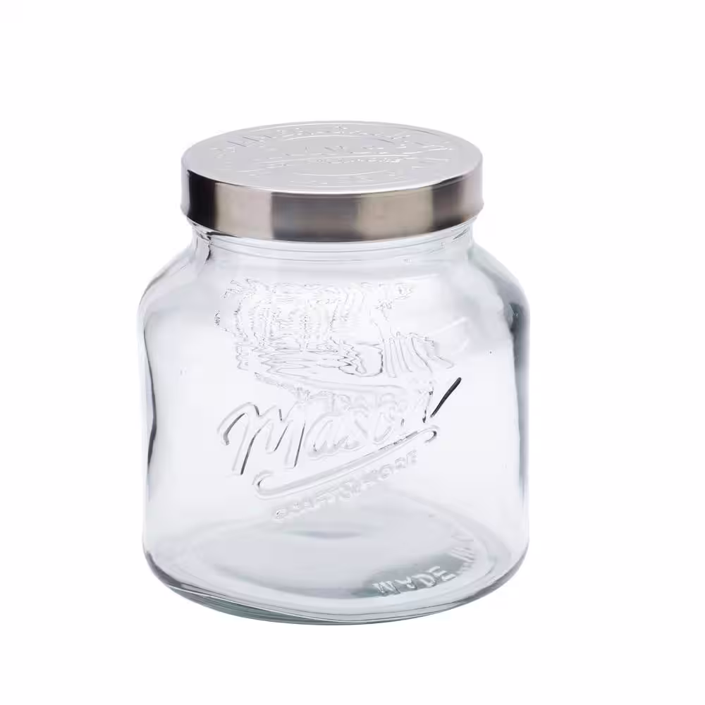 Mason Craft and More 4PC 2.2L European Glass Canister Set