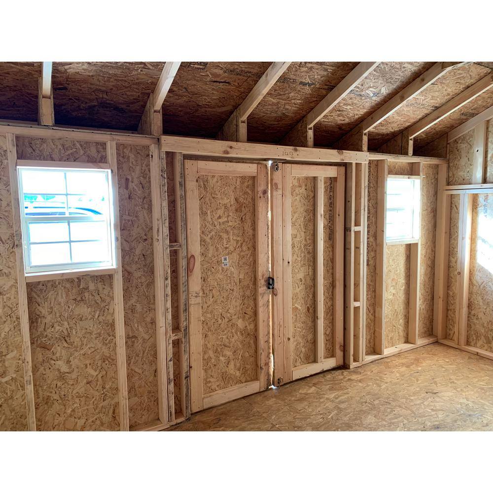LITTLE COTTAGE CO. Classic Saltbox 8 ft. x 14 ft. Wood Storage Building DIY Kit with Floor