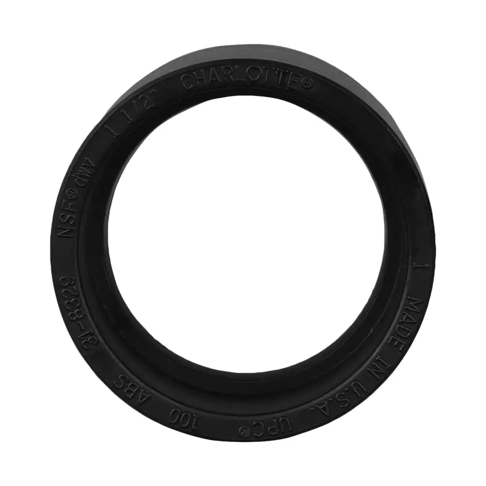 Charlotte Pipe 1-1/2 in. ABS DWV Hub x Hub Coupling
