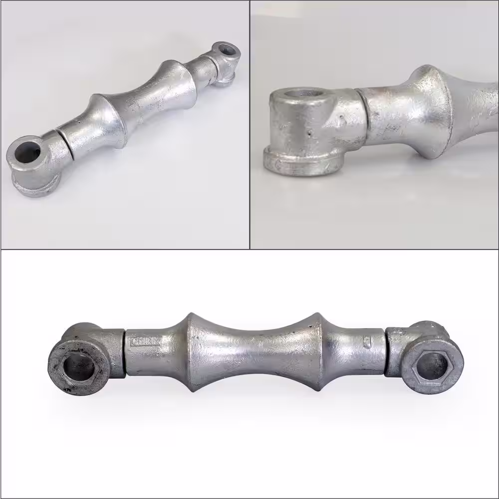 The Plumber's Choice 12 in. Galvanized Steel Hot Dipped Double Rod Pipe Roller with Sockets (5-Pack)