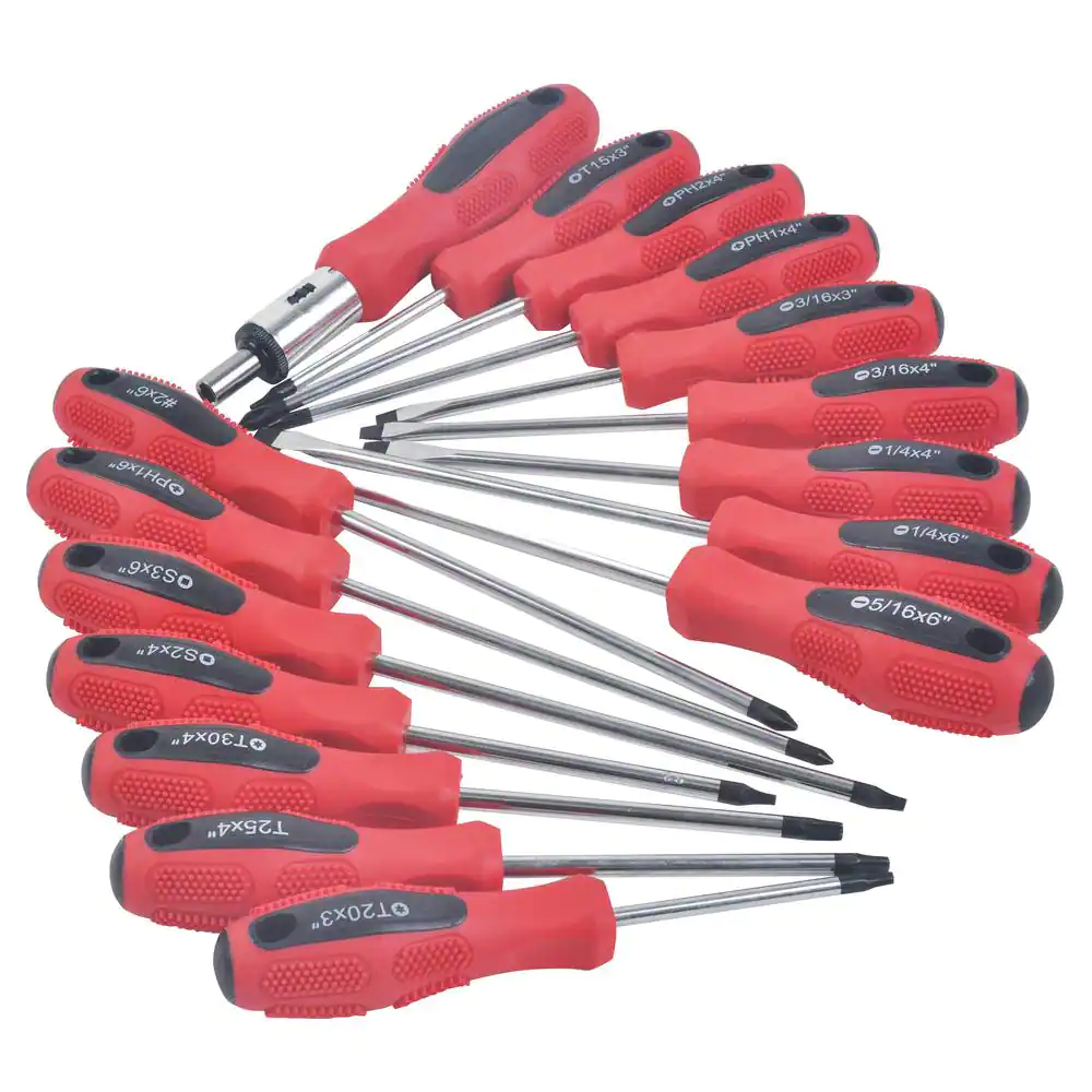 KING Screwdriver and Bit Set with Storage Rack (100-Piece)